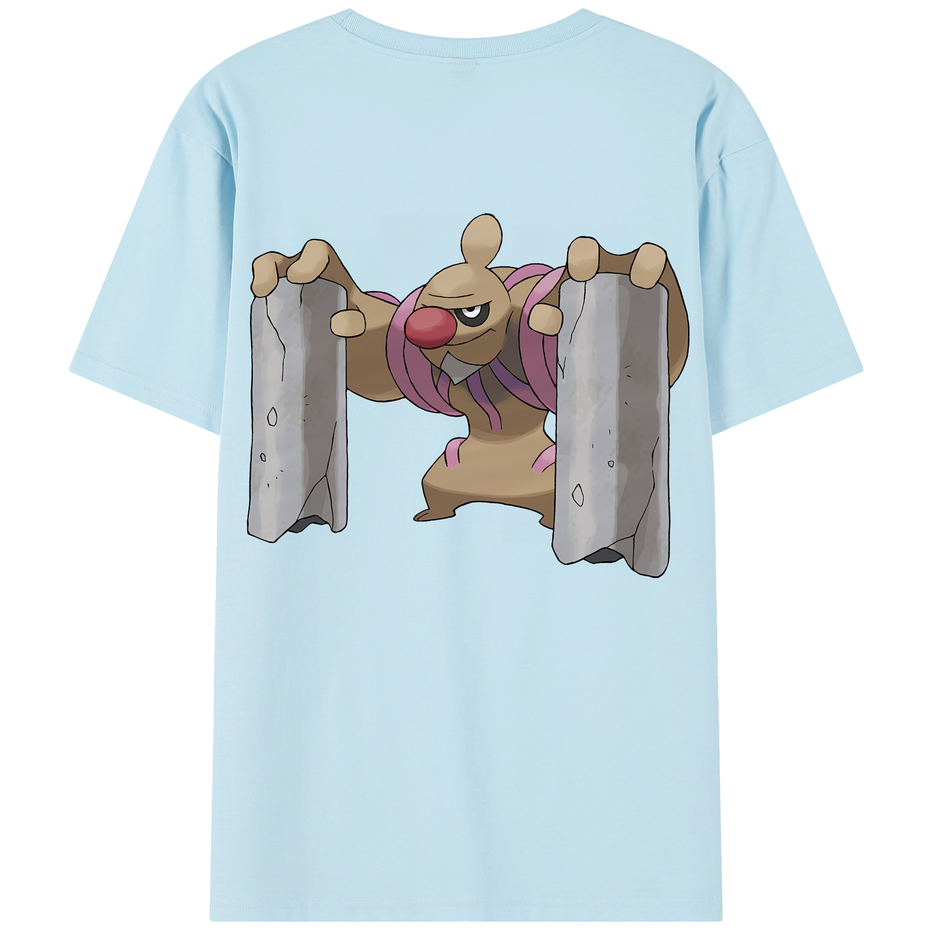 （画像用） ポケットモンスター Pokémon 綿100％半袖Tシャツ（背面プリント）